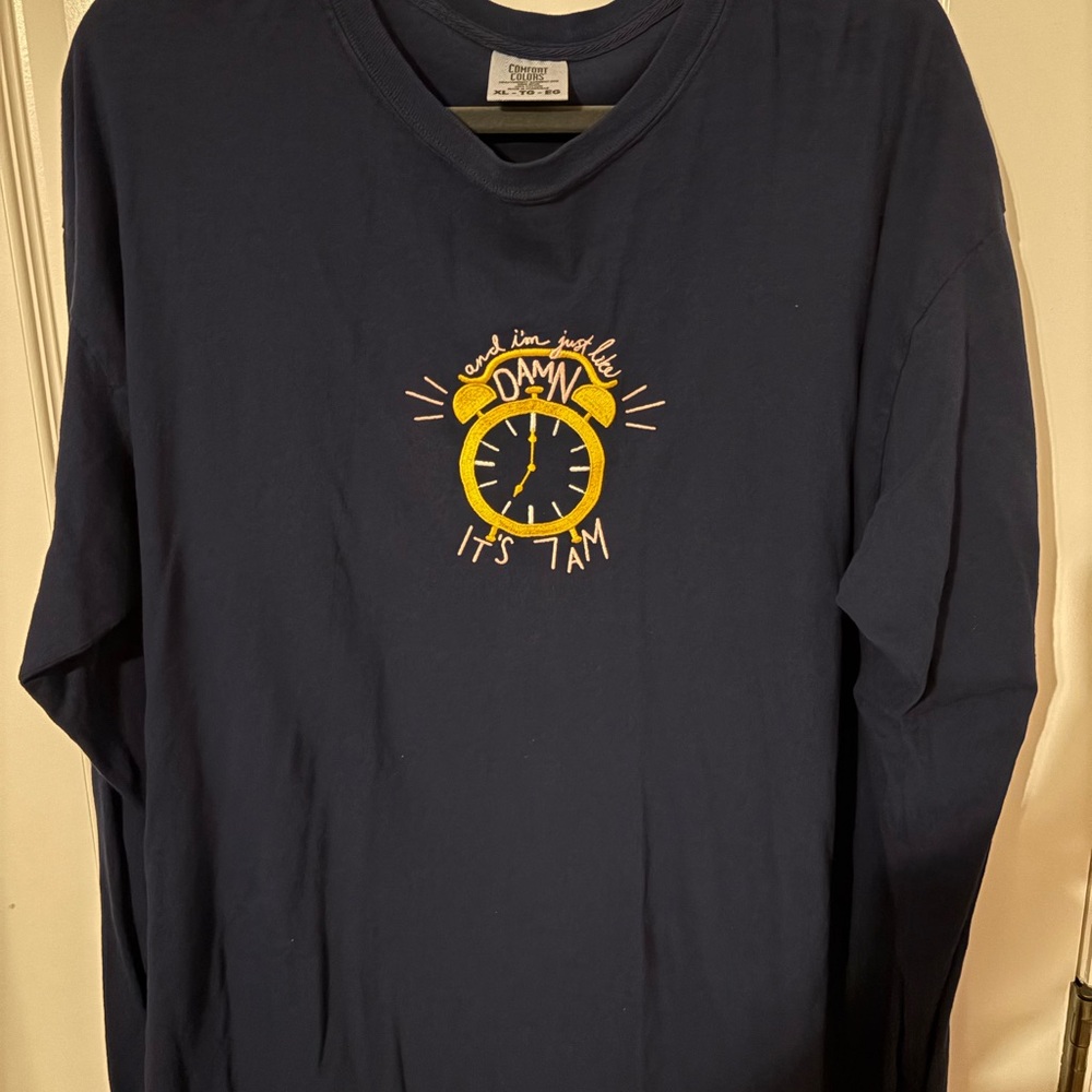 Taylor Swift Lyrics Long Sleeve Embroidered